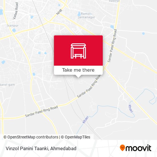 Vinzol Panini Taanki map