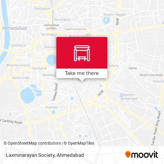 Laxminarayan Society map