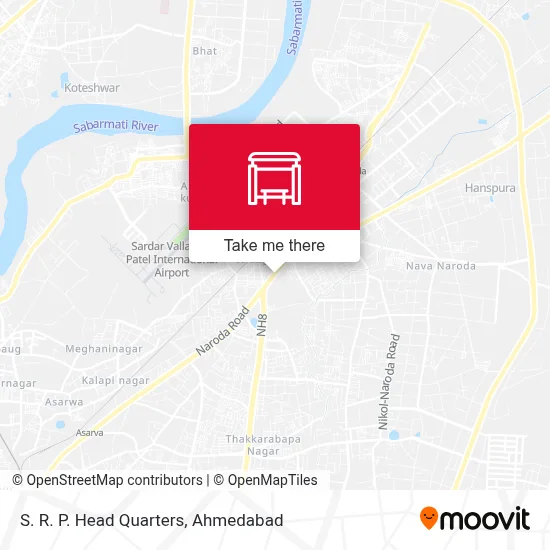 S. R. P. Head Quarters map
