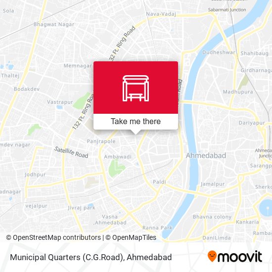 Municipal Quarters (C.G.Road) map