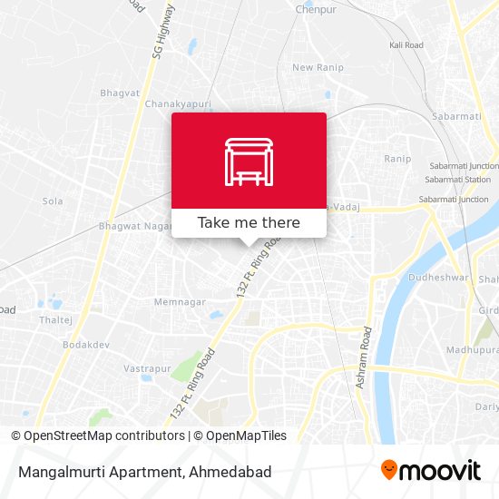 Mangalmurti Apartment map