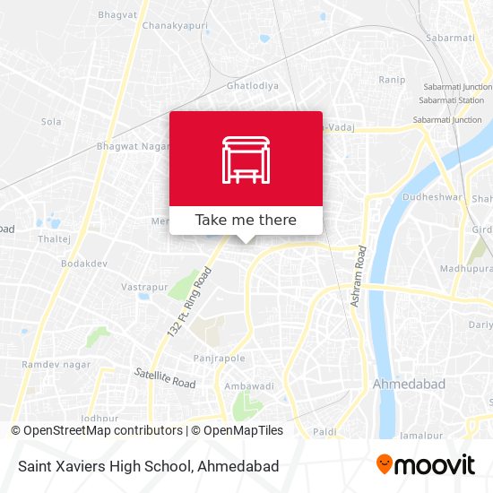 Saint Xaviers High School map