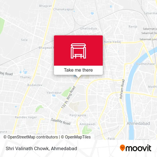 Shri Valinath Chowk map