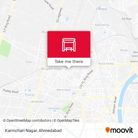 Karmchari Nagar map