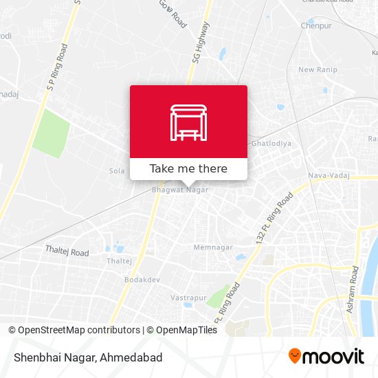 Shenbhai Nagar map