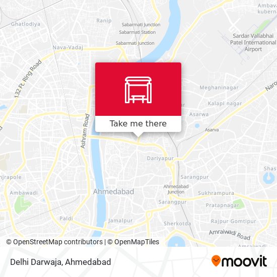 Delhi To Ahmedabad Map How To Get To Delhi Darwaja In Ahmedabad By Bus?