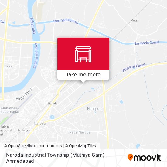 Naroda Industrial Township (Muthiya Gam) map