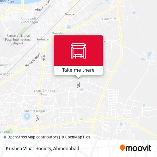 Krishna Vihar Society map