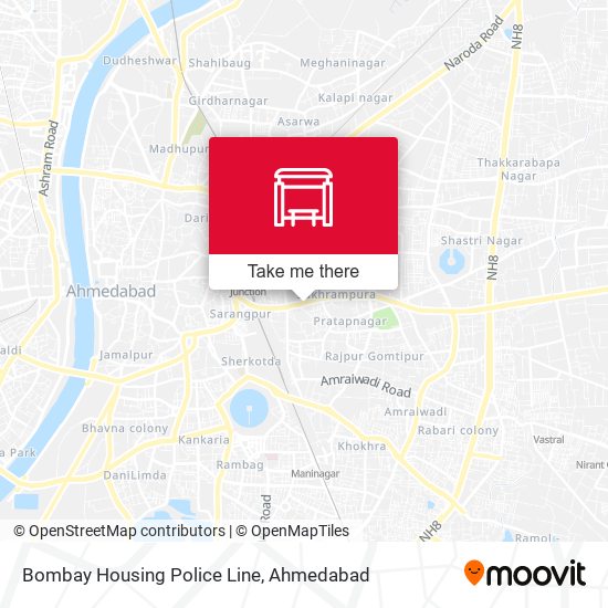 Bombay Housing Police Line map