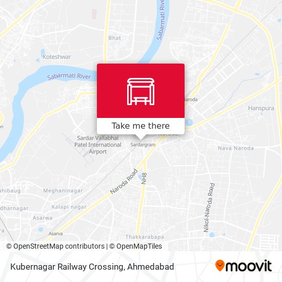 Kubernagar Railway Crossing map