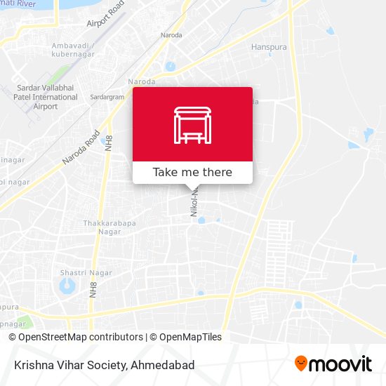 Krishna Vihar Society map