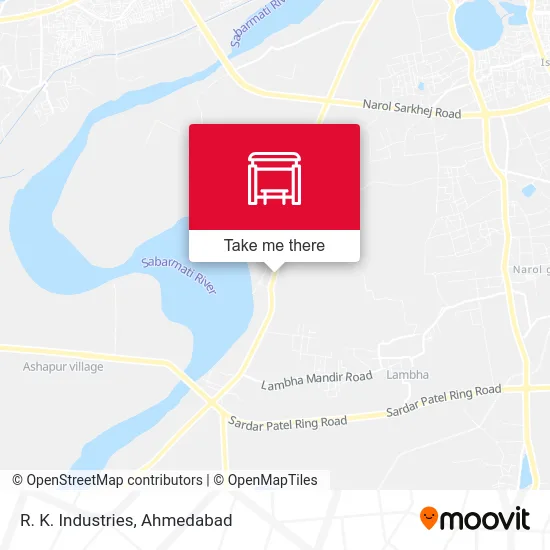 R. K. Industries map
