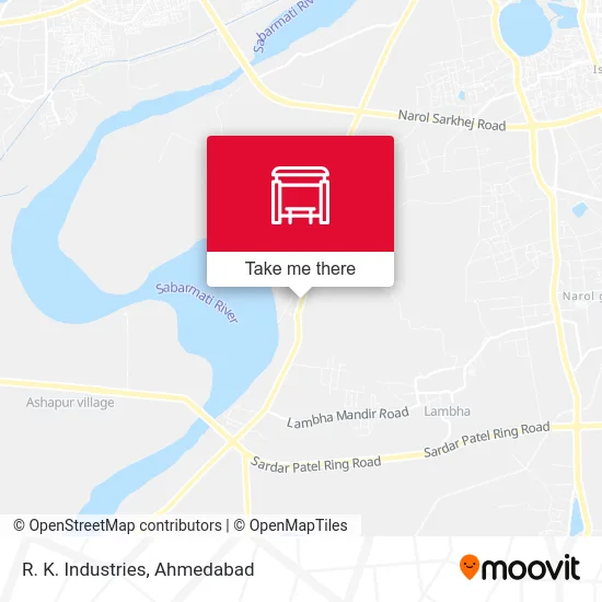 R. K. Industries map