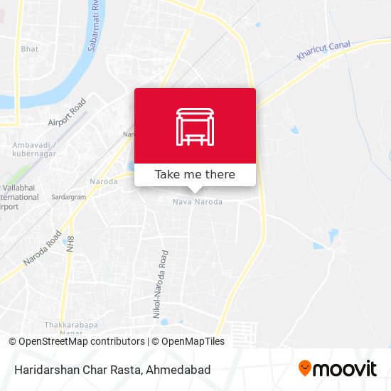 Haridarshan Char Rasta map