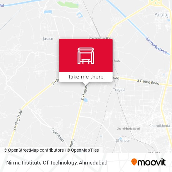 Nirma Institute Of Technology map