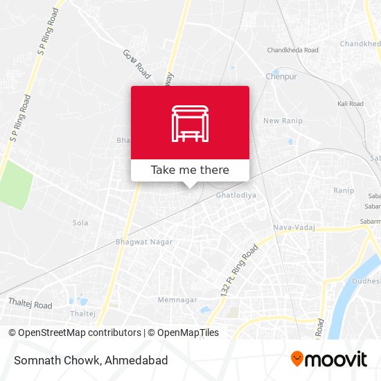 Somnath Chowk map