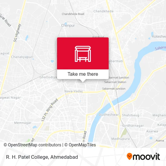 R. H. Patel College map