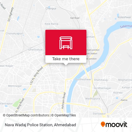 Nava Wadaj Police Station map