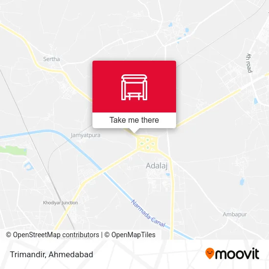 Trimandir map