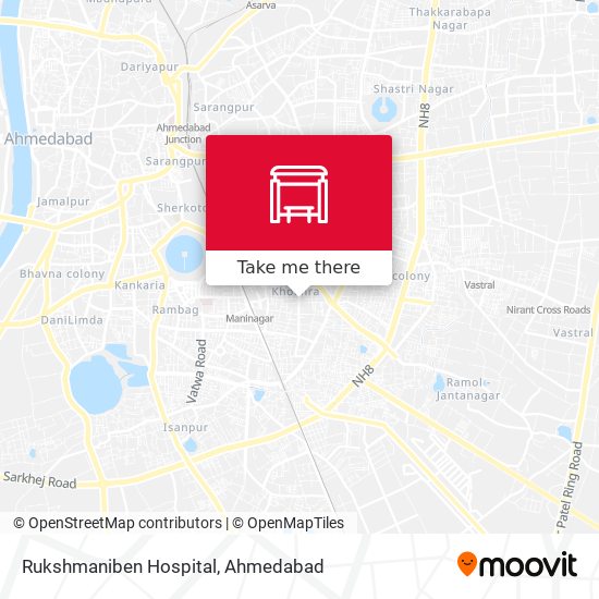 Rukshmaniben Hospital map