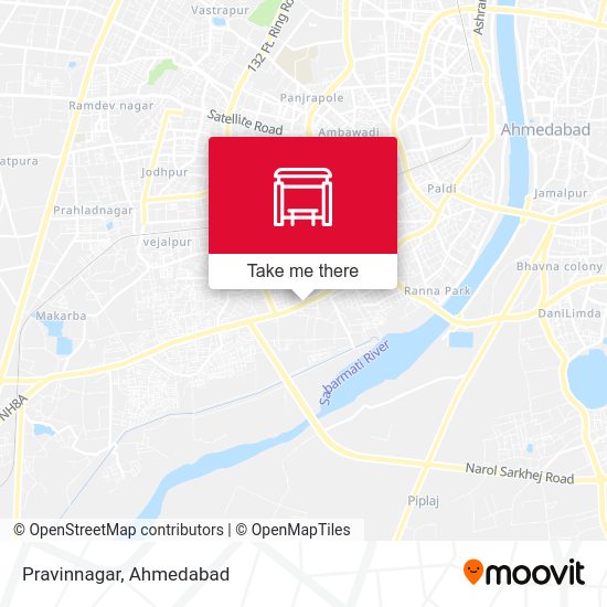 Pravinnagar map