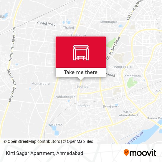 Kirti Sagar Apartment map
