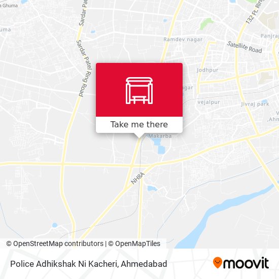 Police Adhikshak Ni Kacheri map
