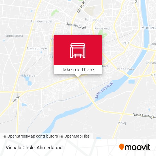 Vishala Circle map