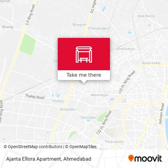 Ajanta Ellora Apartment map