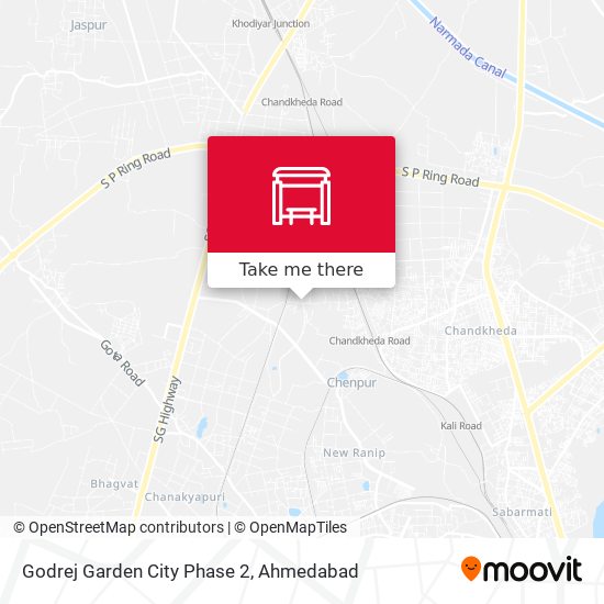 Godrej Garden City Phase 2 map