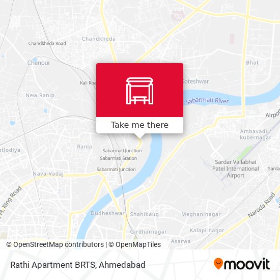 Rathi Apartment BRTS map