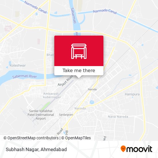 Subhash Nagar map