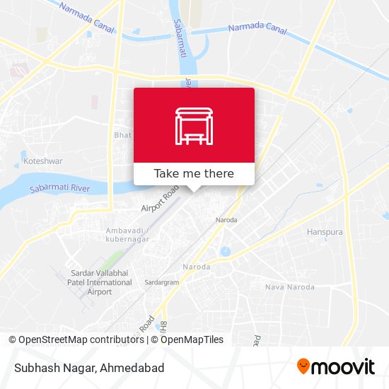 Subhash Nagar map