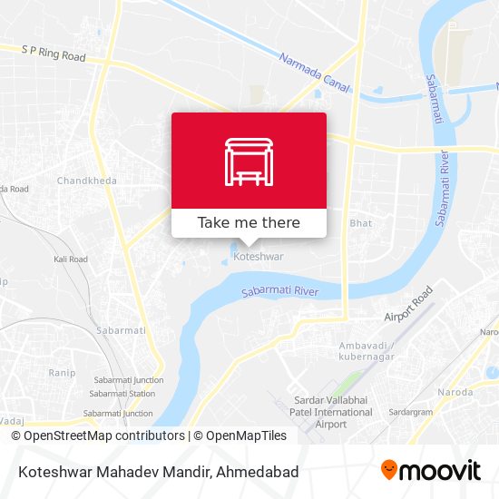 Koteshwar Mahadev Mandir map