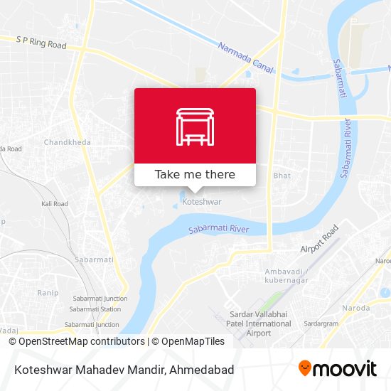 Koteshwar Mahadev Mandir map