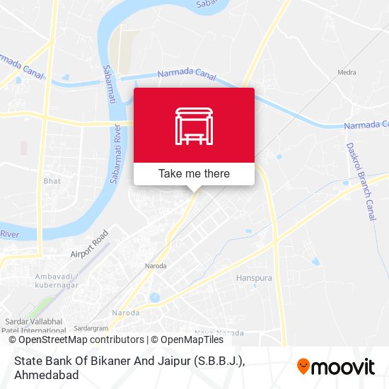 State Bank Of Bikaner And Jaipur (S.B.B.J.) map
