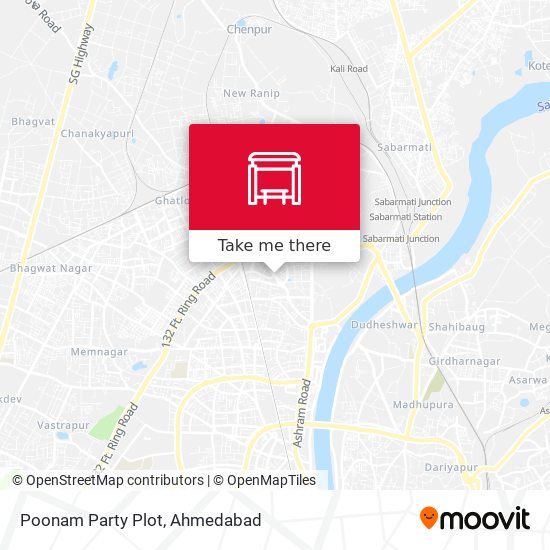 Poonam Party Plot map