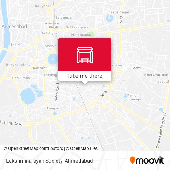 Lakshminarayan Society map