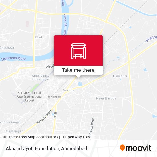 Akhand Jyoti Foundation map