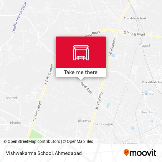 Vishwakarma School map