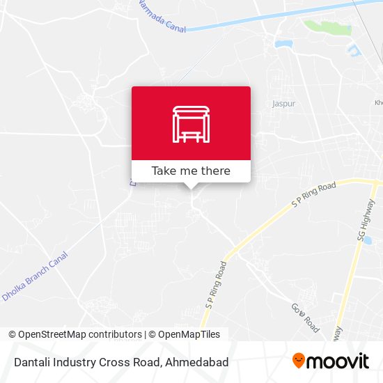 Dantali Industry Cross Road map