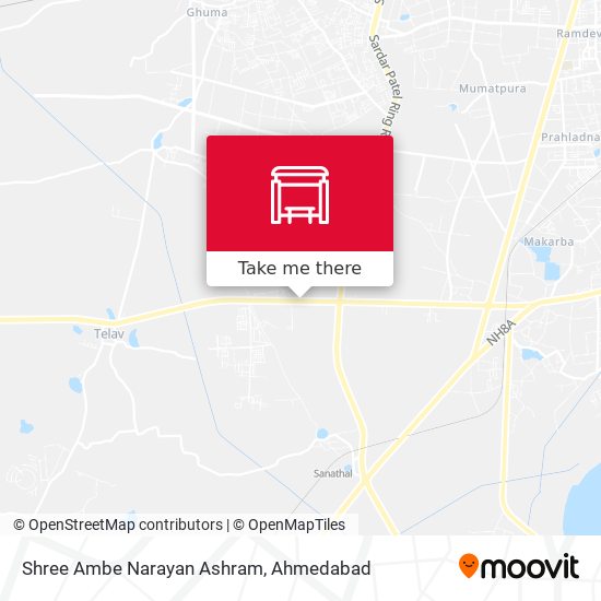 Shree Ambe Narayan Ashram map