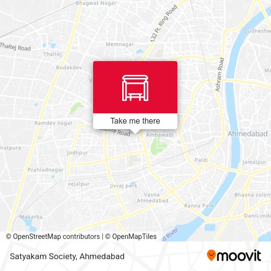 Satyakam Society map