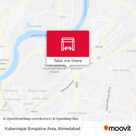 Kubernagar Bungalow Area map