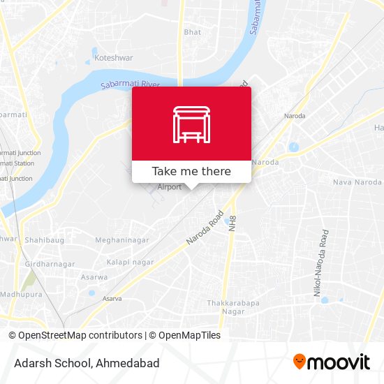 Adarsh School map