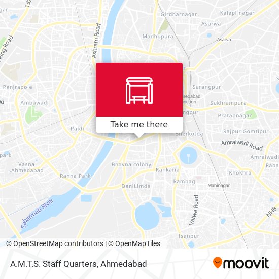 A.M.T.S. Staff Quarters map