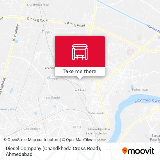 Diesel Company (Chandkheda Cross Road) map