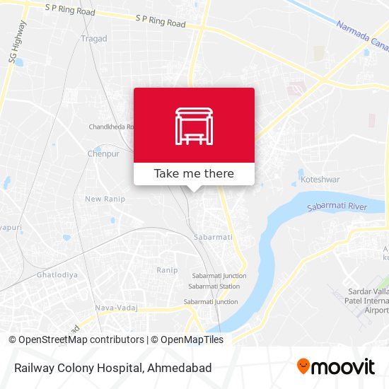 Railway Colony Hospital map
