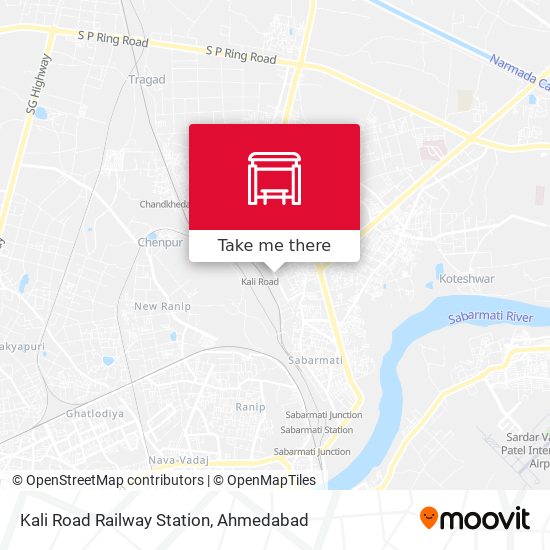 Kali Road Railway Station map