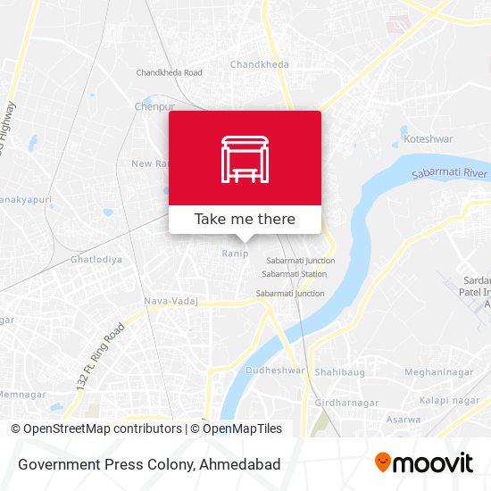 Government Press Colony map